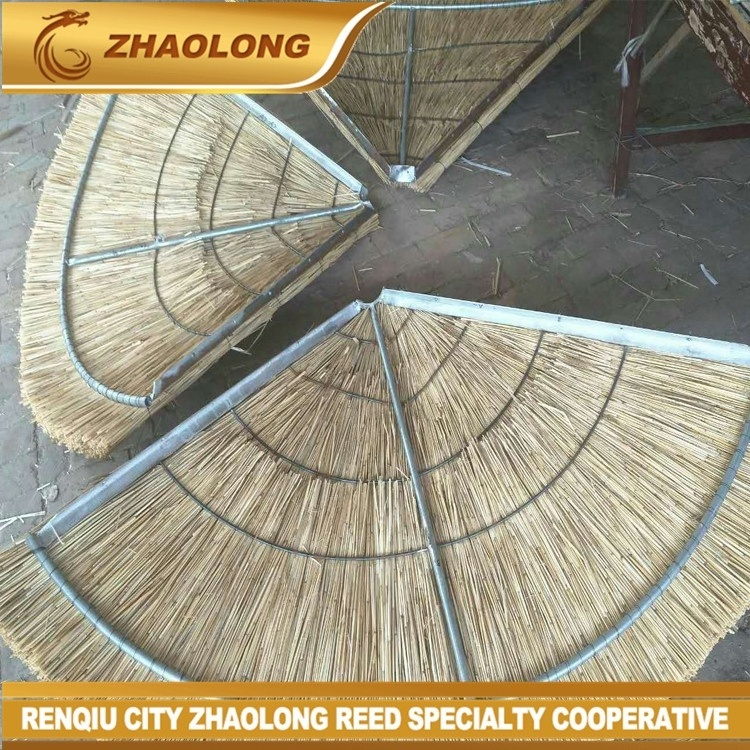 hote sale bali  handmade reed umbrella by China factory