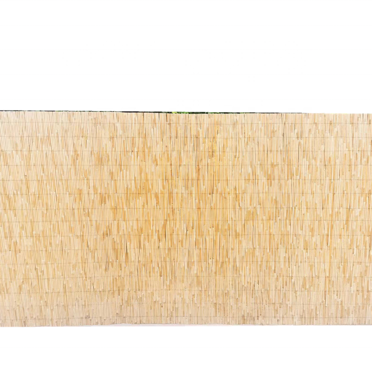 Factory wholesale split wooden reed fence reed wall panel