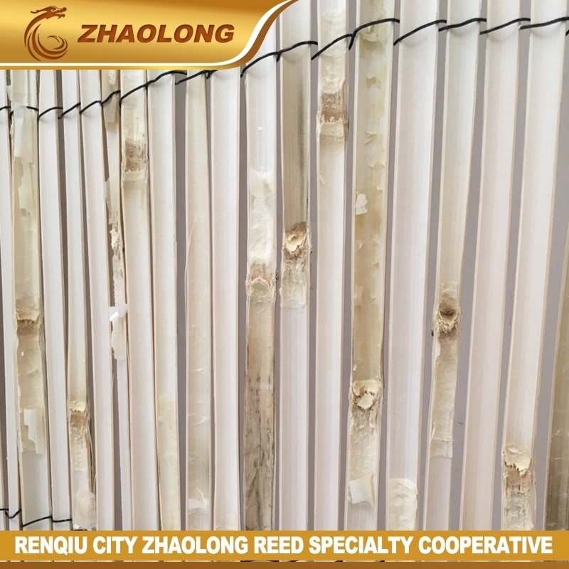 Factory wholesale split wooden reed fence reed wall panel