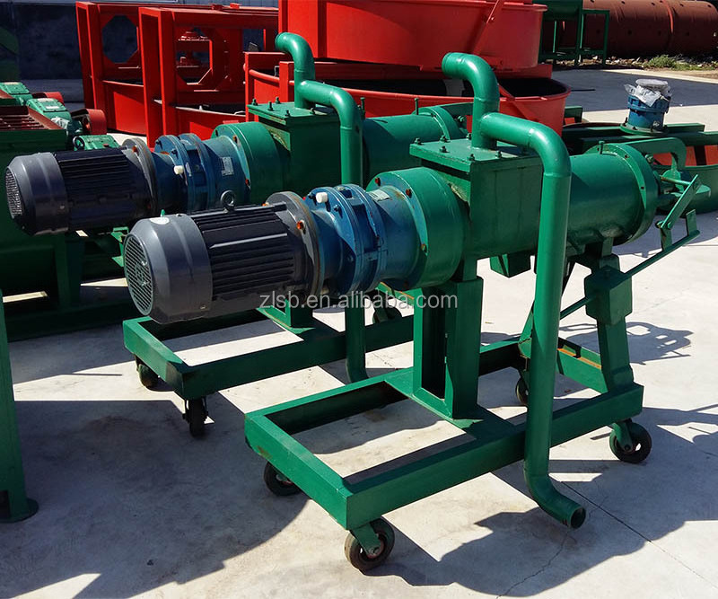 Extrusion Animal Chicken Manure Cow Dung Squeeze / Dryer Dewatering Machine