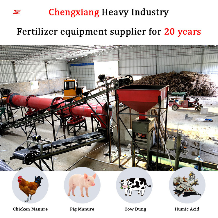 Cow Granular Manure Compost Organic Fertilizer Granulation Machine Chicken Manure Prill Machine