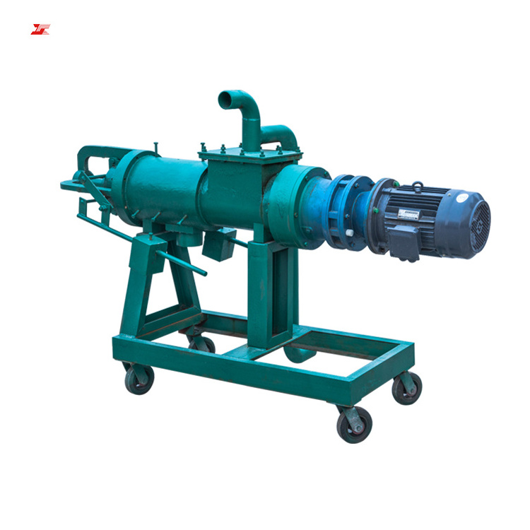 Extrusion Animal Chicken Manure Cow Dung Squeeze / Dryer Dewatering Machine