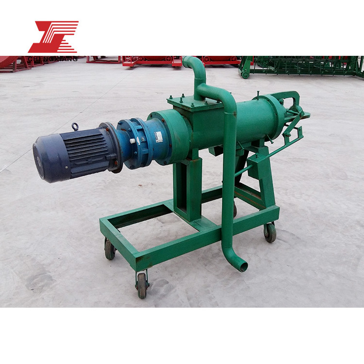 Extrusion Animal Chicken Manure Cow Dung Squeeze / Dryer Dewatering Machine