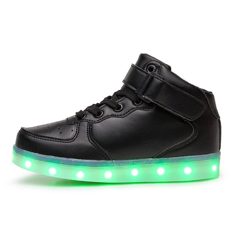 Hot selling designers casual running Spiderman flashing light up led children sport boy girls baby sneakers kids shoes