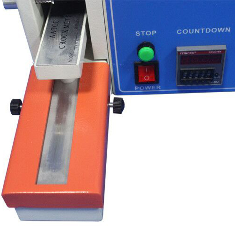 Electronic Crockmeter Rubbing Dry or Wet Abrasion Rubbing Color Fastness Tester