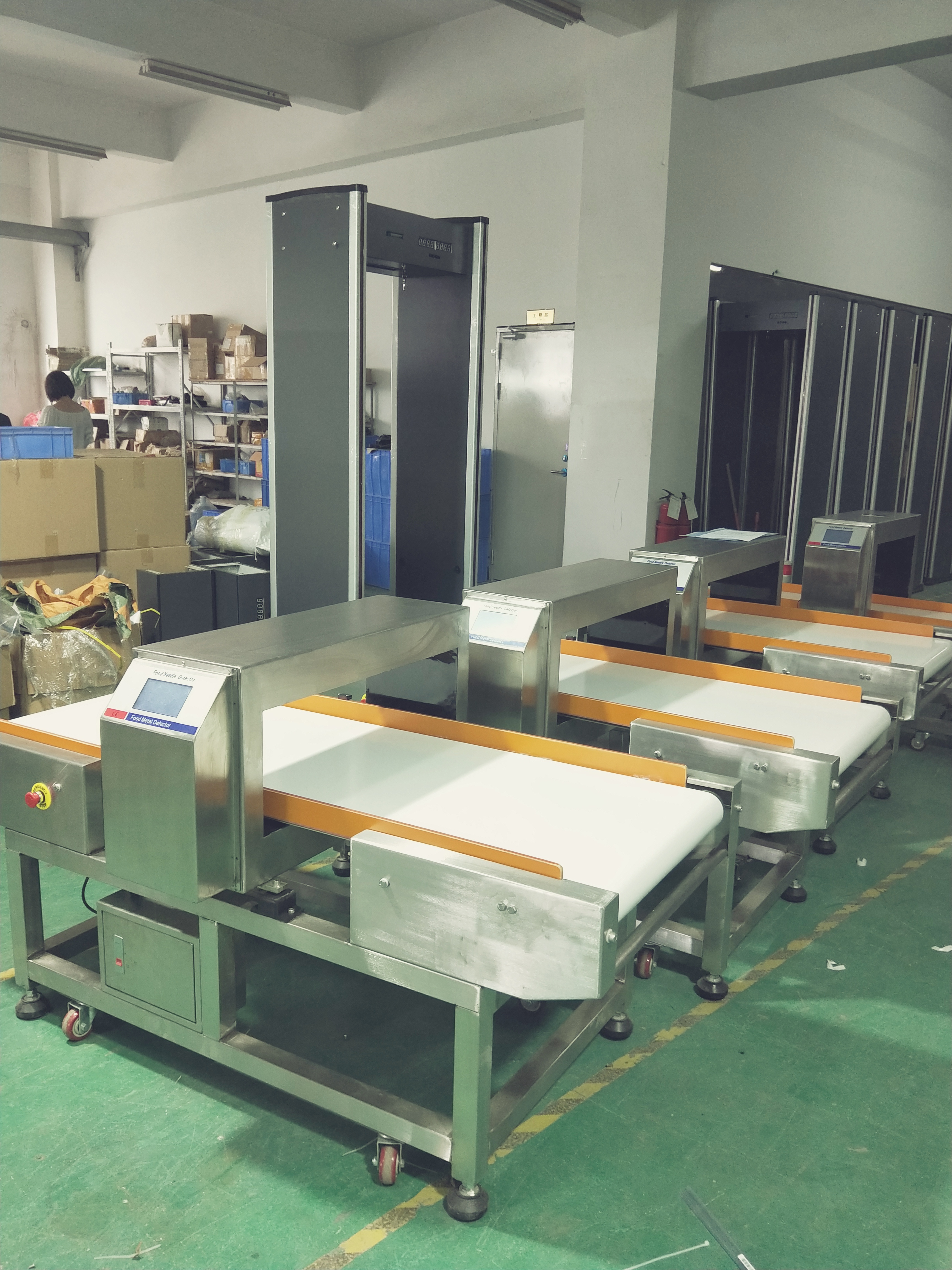 High Sensitivity Metal Detector Machine for Clothes Food Factory