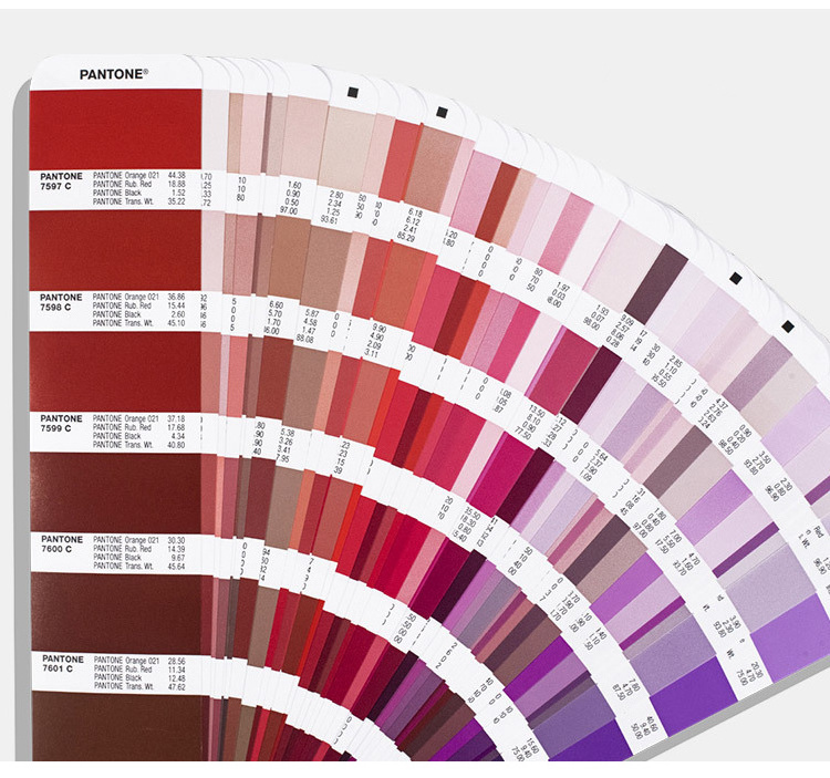 AATCC 15 GP5101A Color Bridge Guide Set CMYK Coated Uncoated Printing Color Card