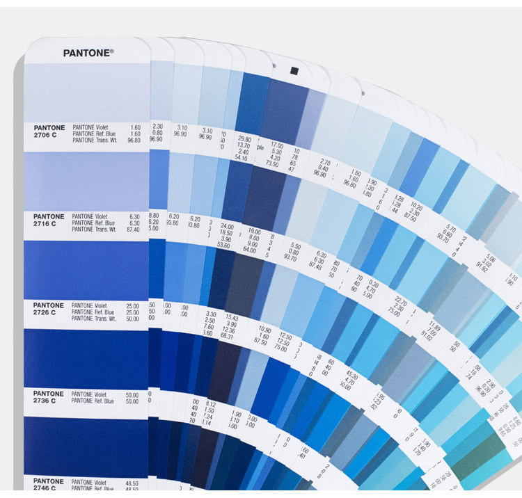 Colour Color Chart Formula Guide Solid Coated Uncoated Book GP1601A PANTONE Color Card