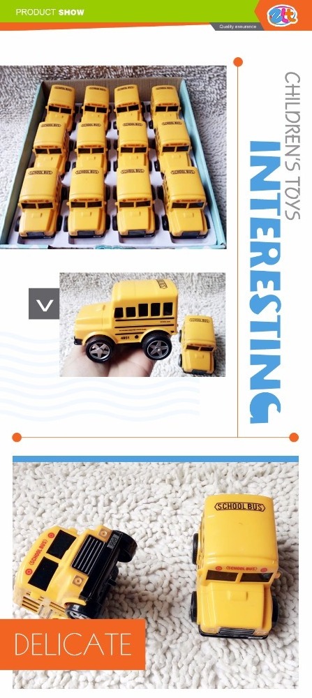 Mini inflatable plastic toy school bus for sale