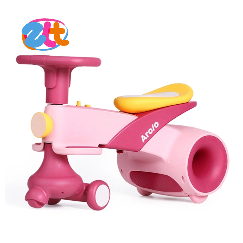 Electric music and light toys baby ride on swing car for sale