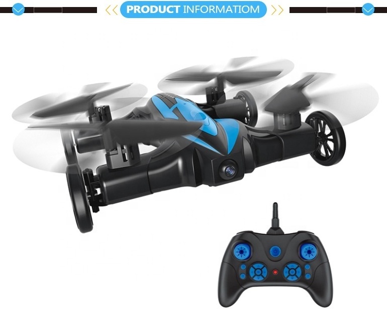 2.4G 6CH aircraft 360 rolling with wifi rc flying car drone