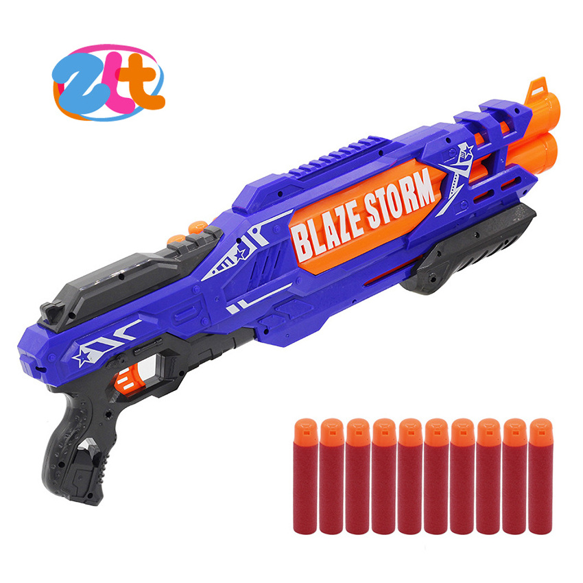 Kids air shooting toys foam soft bullet gun blaze storm