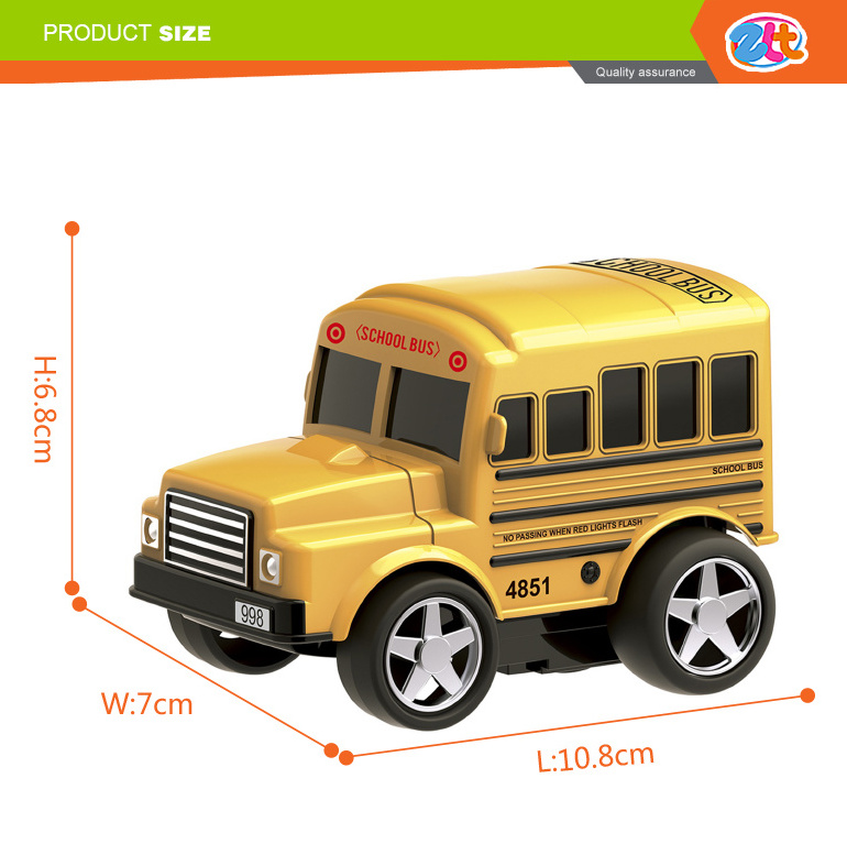 Mini inflatable plastic toy school bus for sale