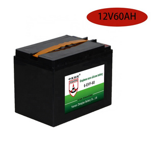 12V 60Ah Electric-Vehicle Battery Lead Acid Battery Graphene nano silicone battery