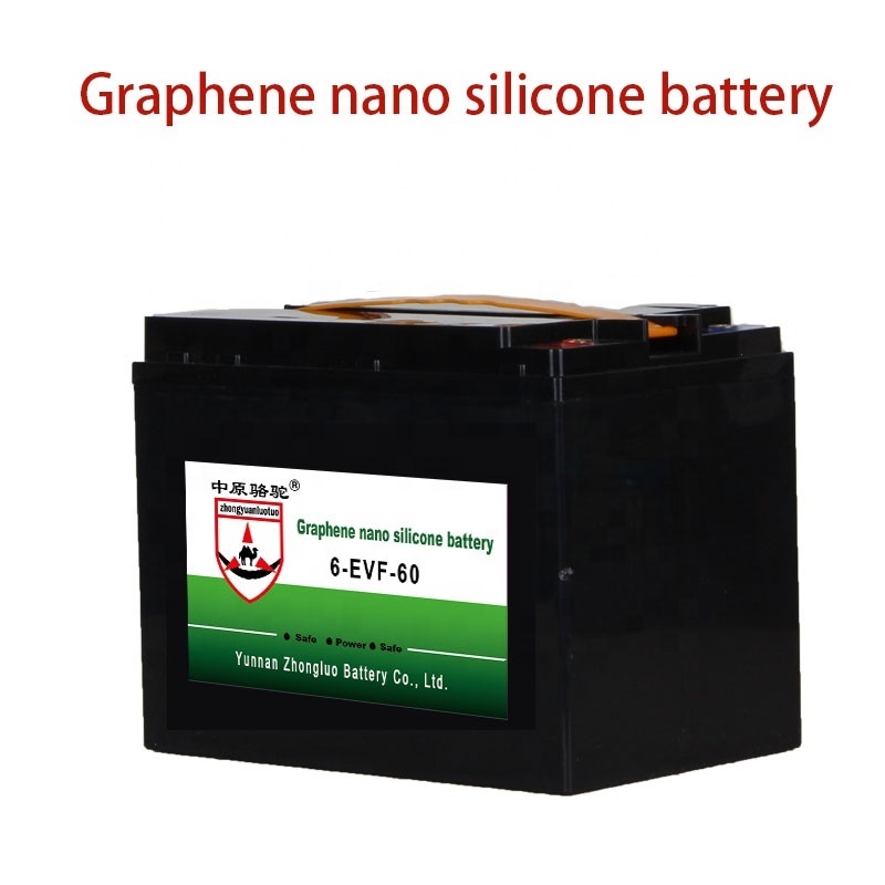 12V 60Ah Electric-Vehicle Battery Lead Acid Battery Graphene nano silicone battery