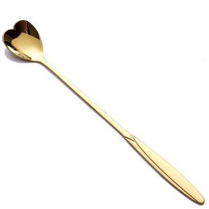 Wedding Gift Gold  Stainless Steel  Long Handle  Turkish Tea Spoons