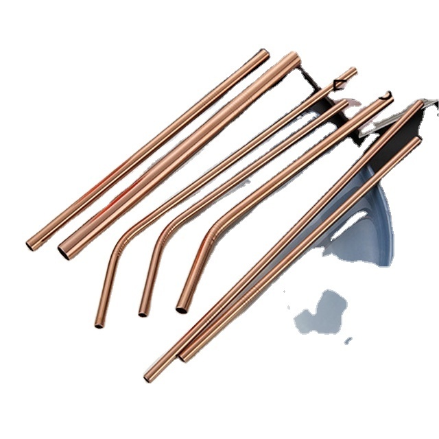 customized metal straw metal straws drinking milk tea straw