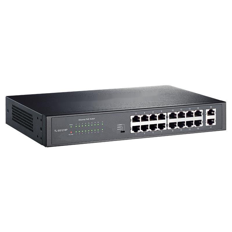 Brand new TL-SG1218P 16 port full Gigabit Ethernet PoE switch non-management plug and play