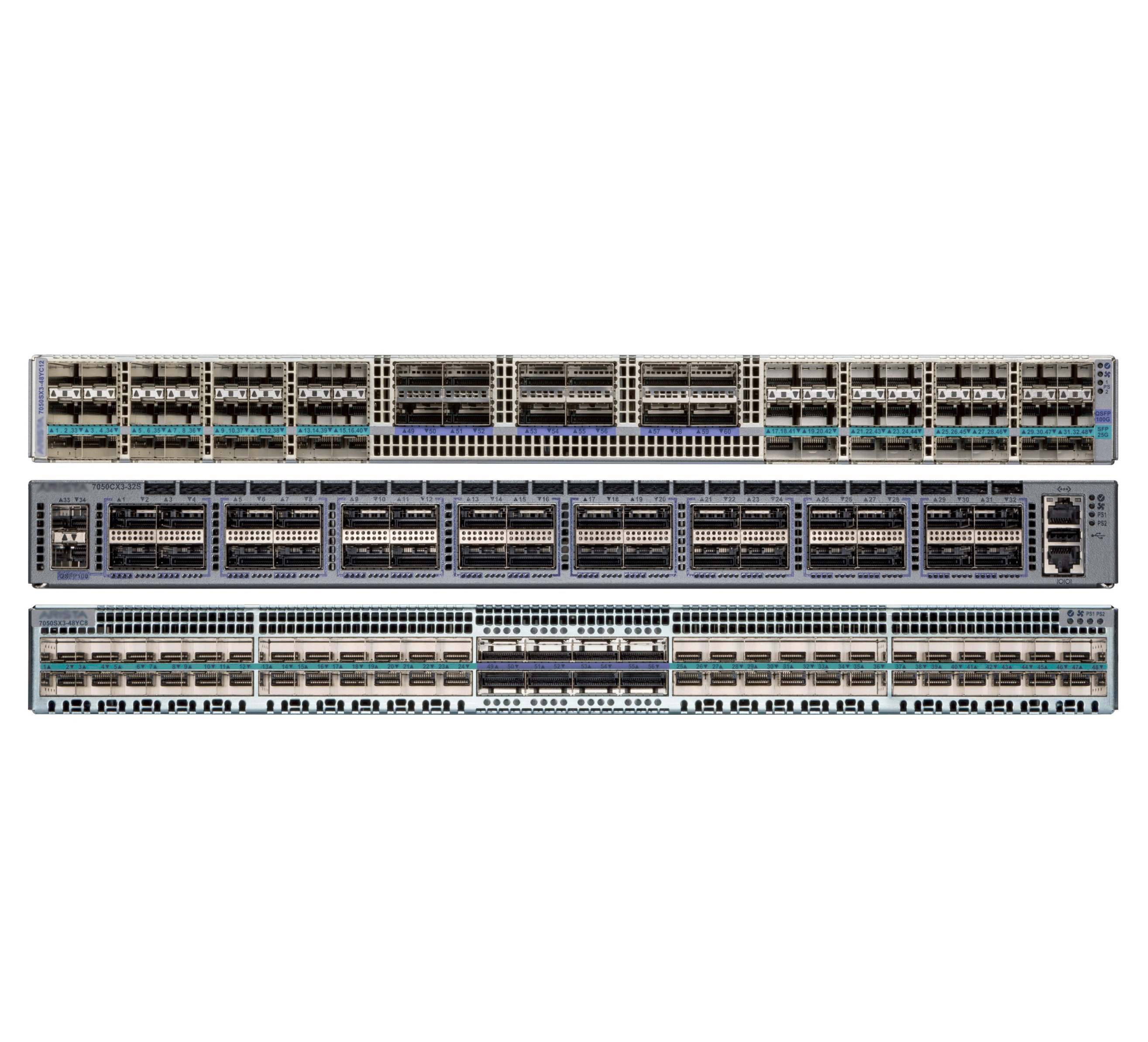 Brand New Arista DCS-7050SX3-48YC12  All Optical Port 7050SX3-48YC12 Series 10/25/40/50/100G Data Center Switches