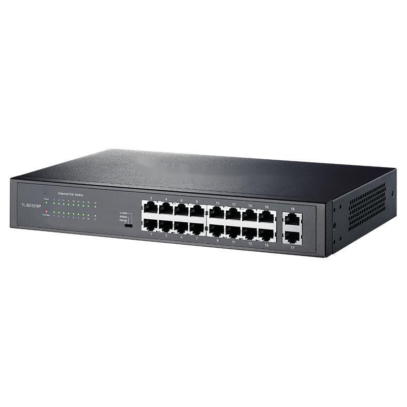 Brand new TL-SG1218P 16 port full Gigabit Ethernet PoE switch non-management plug and play