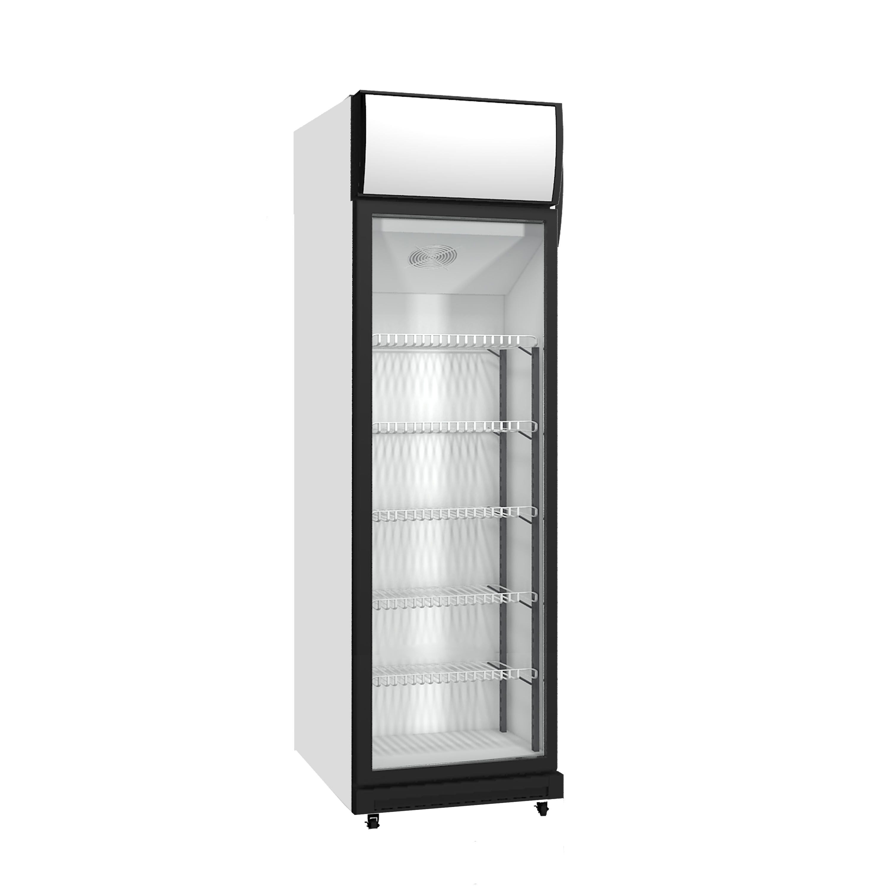 Supermarket upright glass doors Big Capacity upright display cold drink refrigerator/fridge