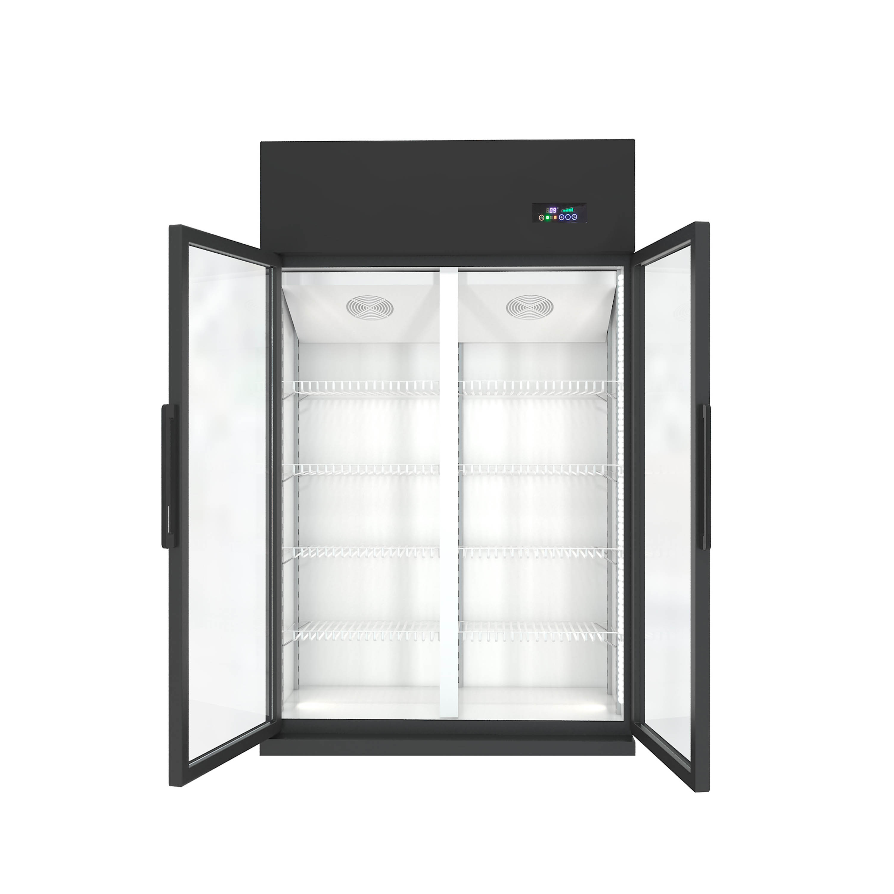 850L Large volume beverage showcase freezer commercial Pepsi display fridge