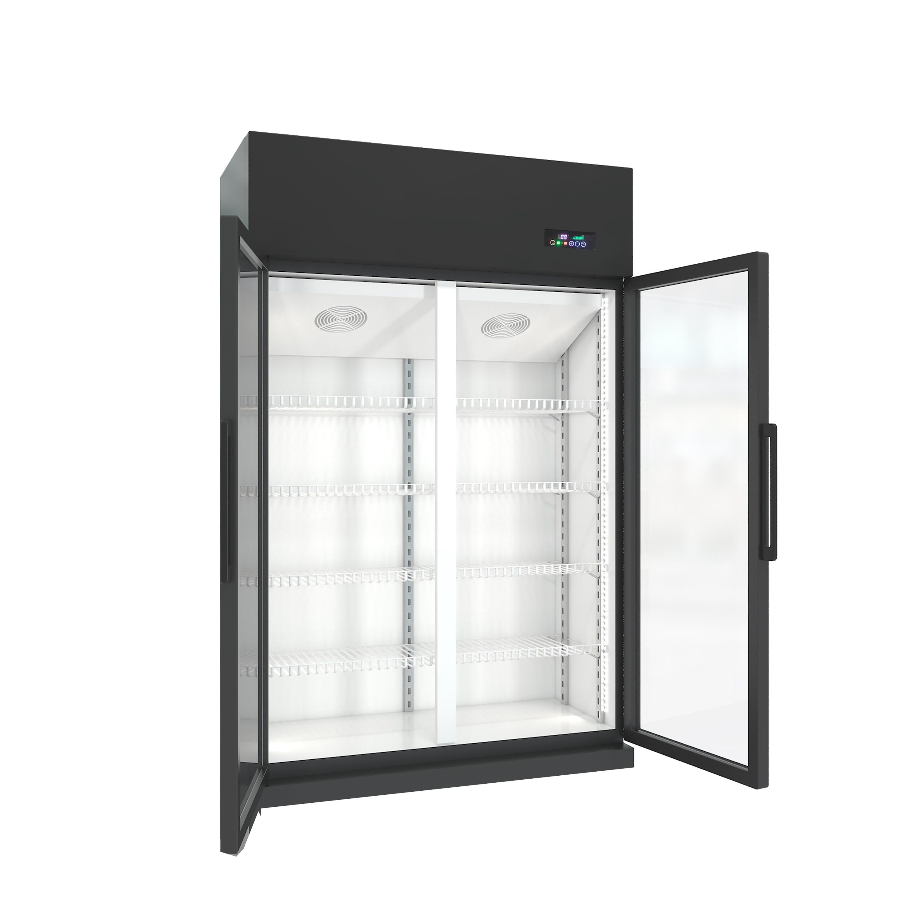 850L Large volume beverage showcase freezer commercial Pepsi display fridge