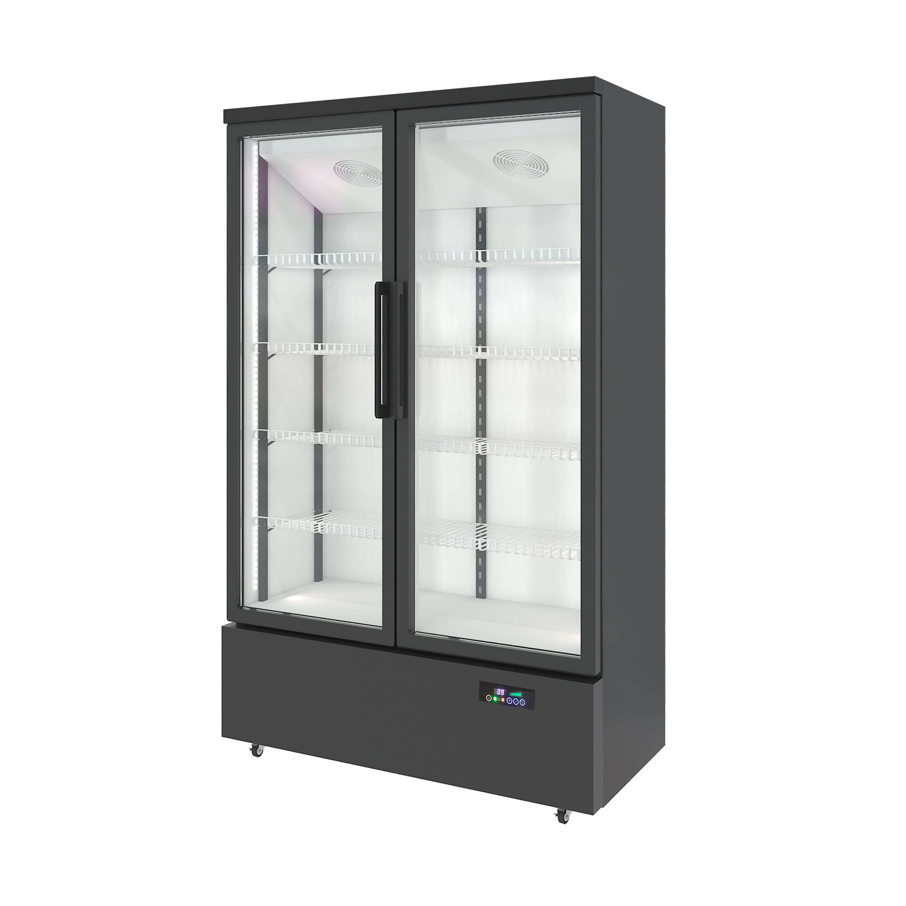 Hot vertical open large capacity vertical display cabinet supermarket beer fridge