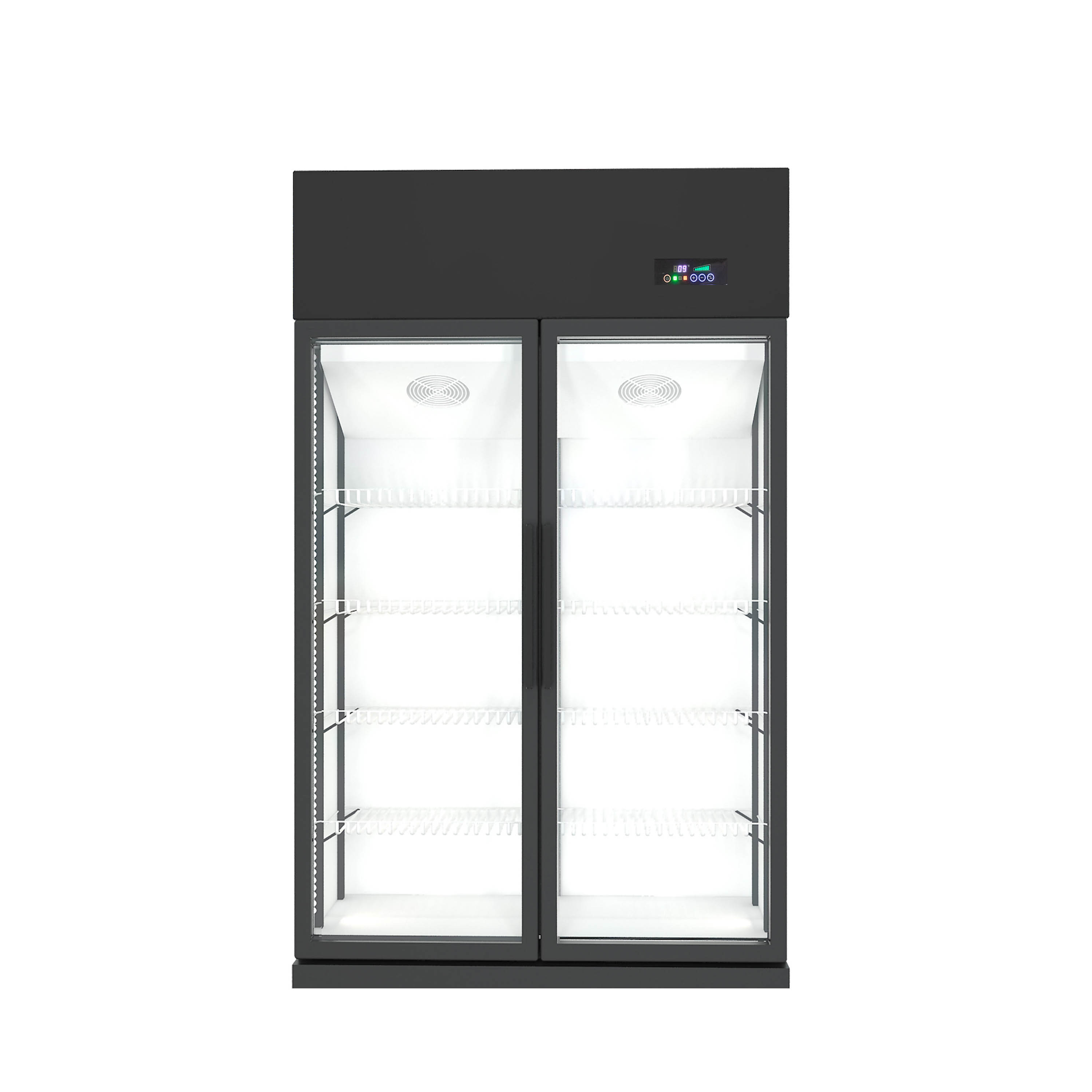 850L Large volume beverage showcase freezer commercial Pepsi display fridge