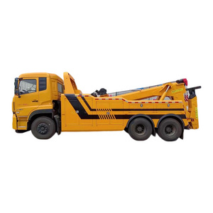 Dongfeng 6x4 Heavy Duty Rotary Wrecker Truck Road Rescue Truck Recovery Truck With Rotation Boom