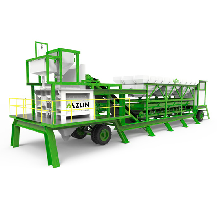 Universal portable asphalt batch mobile mixer manufacturer concrete batching mixing plant mini mobile batching plant price