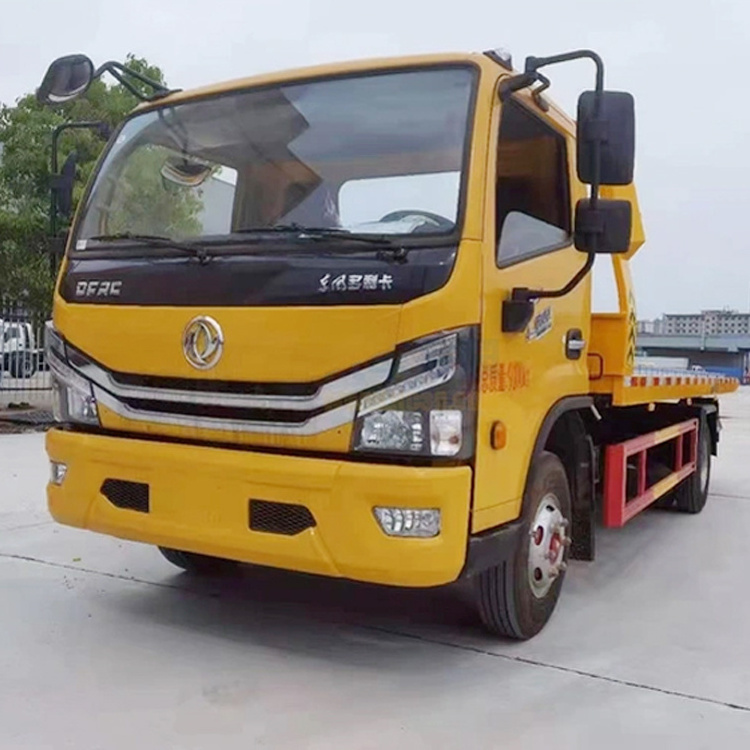 Dongfeng Wreker Truck 4*2 Tow Truck Rollback Wrecker Bed For Sale