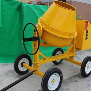 Portable 350l 400l 500l 4wheel Movable Gasoline Diesel Concrete Cement Mixer