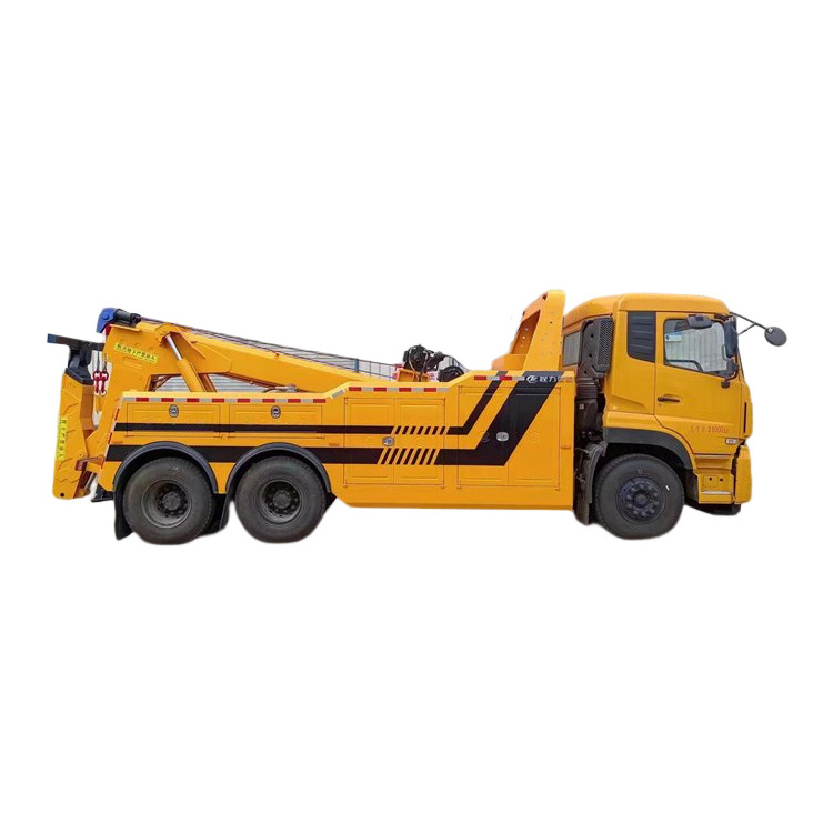 Dongfeng Heavy Duty Rotary Wrecker Truck Road Rescue Truck Recovery Truck With Rotation Boom