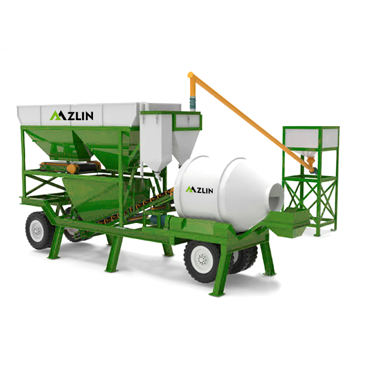 Universal portable asphalt batch mobile mixer manufacturer concrete batching mixing plant mini mobile batching plant price