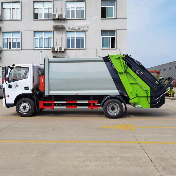 Heavy 4x2 Dongfeng 8tons Garbage Compression Compactor Truck 8cbm Compression Garbage Truck