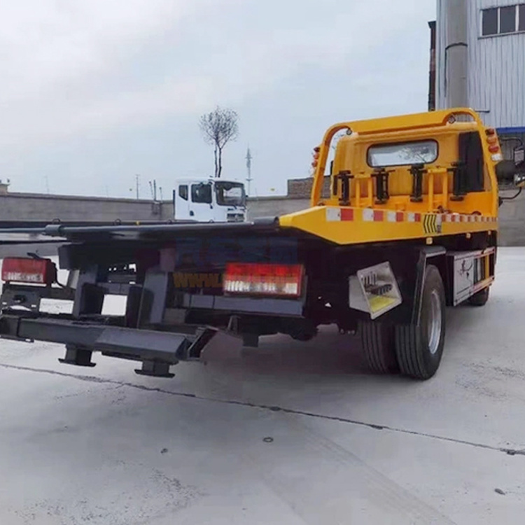 Cheap Price Tow Truck & Wrecker 5 Ton Tray Tow Truck Under Wheel Lift Wrecker 6 Ton Flat Bed Wrecker For Sale