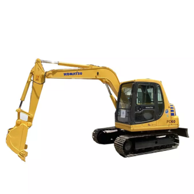 used komatsu pc60-7 crawler excavator old 6 ton excavator in shanghai china for sale PC60 60-7 PC60