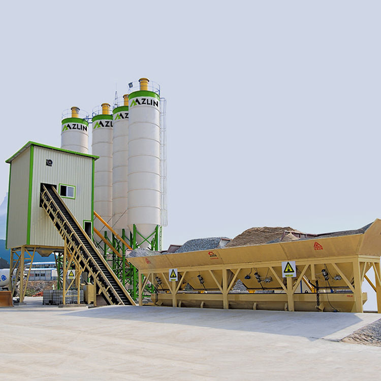 60 M3 Per Hour Stationary Small mini Concrete Batching Plant for sale