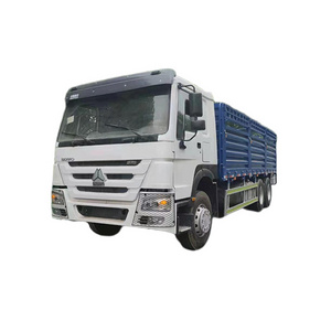 Used Howo Fence Cargo Trucks High Quality Used Good Condition Trucks Hot Sale