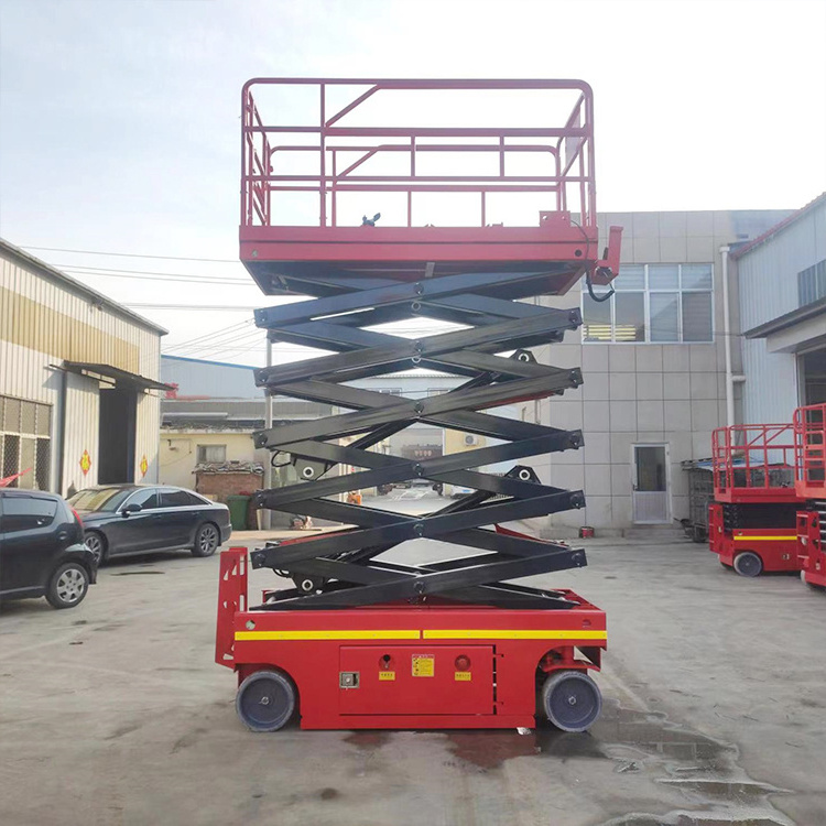 Aerial Work High Sky Equipment Electric Man Small Scissor Hydraulic Table Lift Platform