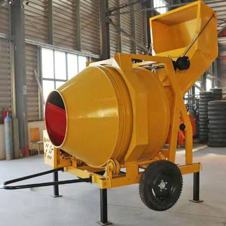 Portable 350l 400l 500l 4wheel Movable Gasoline Diesel Concrete Cement Mixer