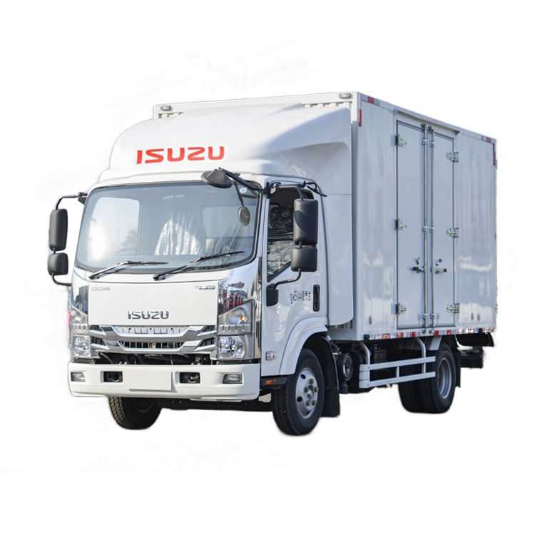 Isuzu Mini Van Cargo Truck 4x2 Box for Sale 700p 10 Ton Camera Car Differential 6 Ton Electric Truck Euro 5 with Box Manual Left