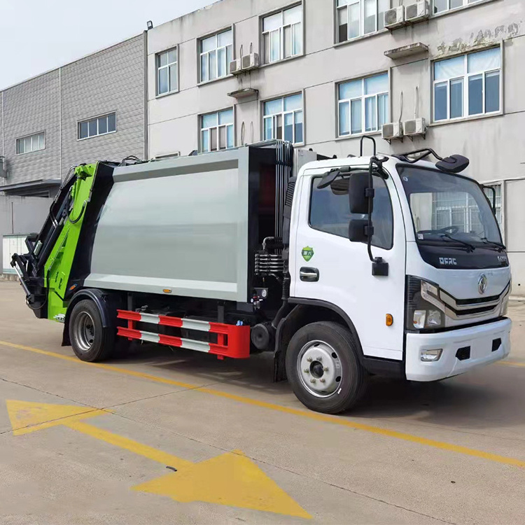 Heavy 4x2 Dongfeng 8tons Garbage Compression Compactor Truck 8cbm Compression Garbage Truck