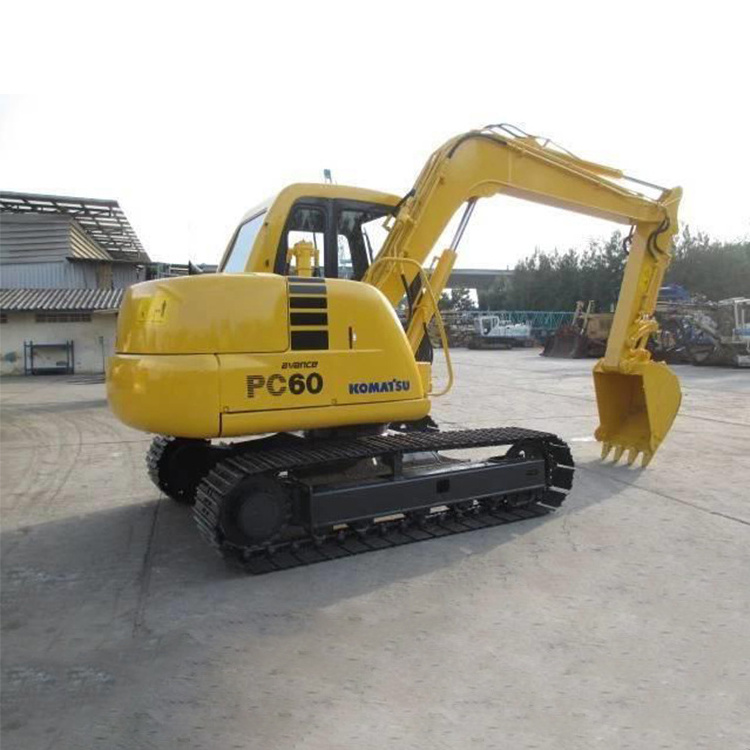 used komatsu pc60-7 crawler excavator old 6 ton excavator in shanghai china for sale PC60 60-7 PC60