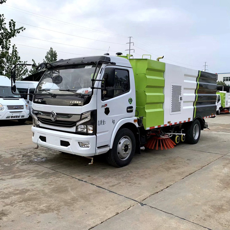 High Efficient Street Cleaners 4x2 Vacuum Road Sweeper Truck