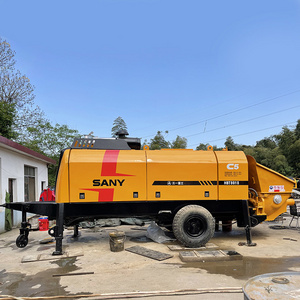 China Good Price Used Sany Stationary Trailer Concrete Pump For Sale