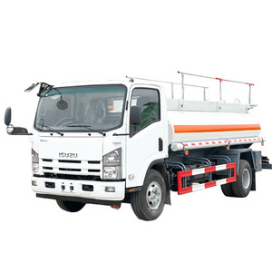 Isuzu 4x2 6 Wheels Diesel /petrol Tanker 5000 Liters Oil Tank Truck Automatic Left Hand Drive for Sale Steel Carbon Steel 4 - 6L