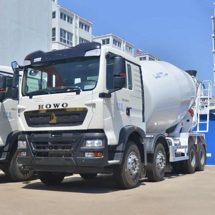 Howo TX 12cbm 6*4 8*4 Used Cement Mixer Truck Concrete Mixer Truck With Pump For Sale In Dubai