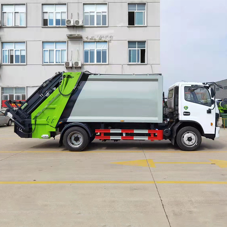 Heavy 4x2 Dongfeng 8tons Garbage Compression Compactor Truck 8cbm Compression Garbage Truck